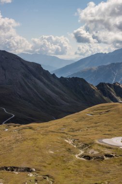 Grossglockner dağ manzaralı yol Alplerde Avusturya 'da