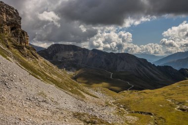 Grossglockner dağ manzaralı yol Alplerde Avusturya 'da