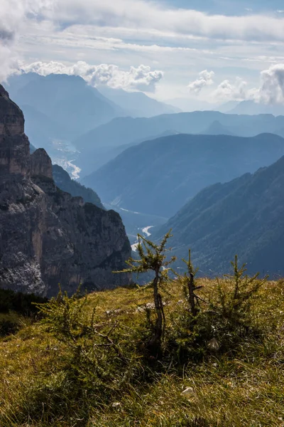 Горная Тропа Tre Cime Lavaredo Доломитовых Альпах Италии — стоковое фото