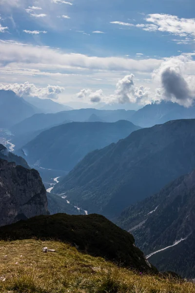 Горная Тропа Tre Cime Lavaredo Доломитовых Альпах Италии — стоковое фото