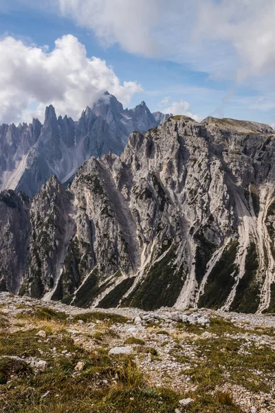 Bergsled Tre Cime Lavaredo Dolomiterna Italien — Stockfoto