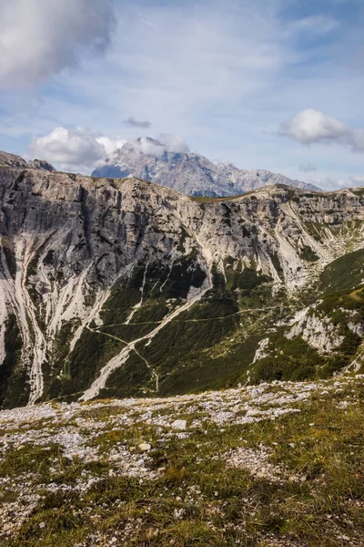 Bergsled Tre Cime Lavaredo Dolomiterna Italien — Stockfoto