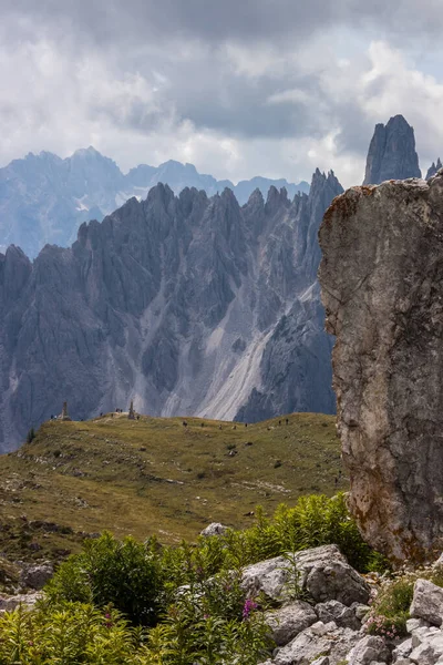 Гірська Стежка Tre Cime Lavaredo Dolomites Italy — стокове фото