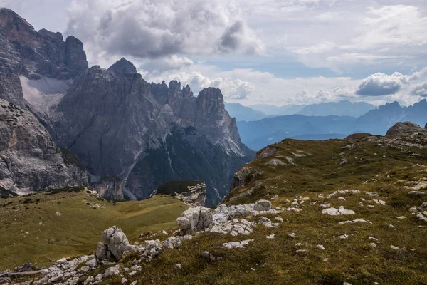 Mountain Trail Tre Cime Lavaredo Dolomites Italy — Stock Photo, Image