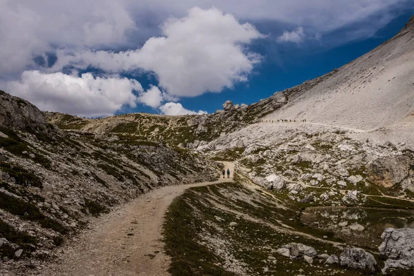 Mountain Trail Tre Cime Lavaredo Dolomites Italy — Fotografia de Stock