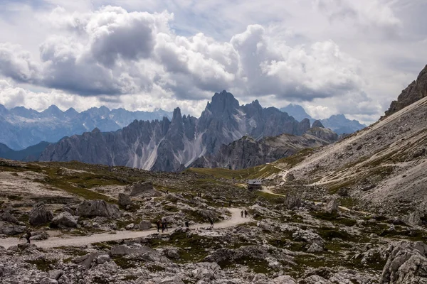 Mountain Trail Tre Cime Lavaredo Dolomites Italy — Stockfoto