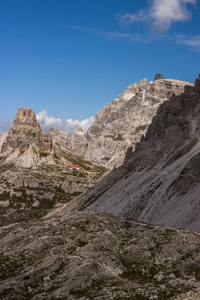 Tre Cime Lavaredo Hegyi Ösvény Dolomitokban Olaszországban — Stock Fotó