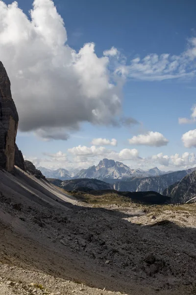 Horská Stezka Tre Cime Lavaredo Dolomitech Itálii — Stock fotografie