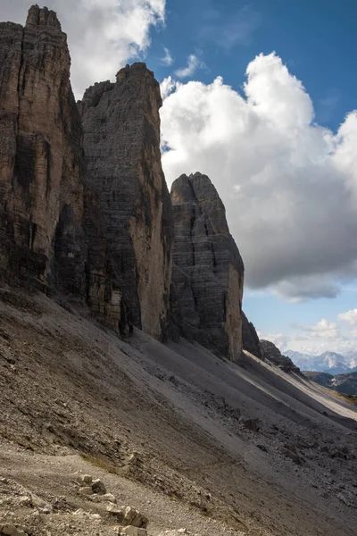 Bergsled Tre Cime Lavaredo Dolomiterna — Stockfoto