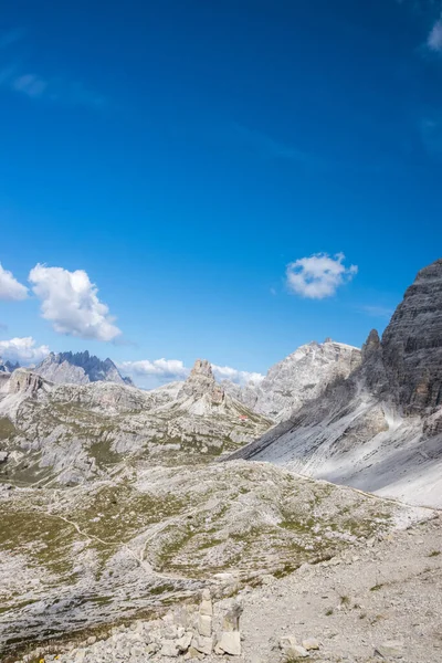 Szlak Górski Tre Cime Lavaredo Dolomitach — Zdjęcie stockowe