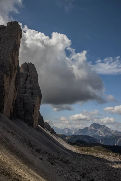 Mountain Trail Tre Cime Lavaredo Dolomites Italy — Foto Stock