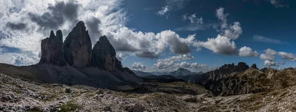 Sentier Montagne Tre Cime Lavaredo Dans Les Dolomites Italie — Photo