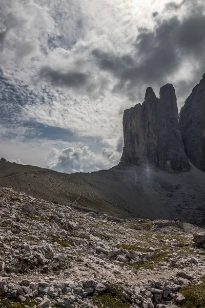 Mountain Trail Tre Cime Lavaredo Dolomites Italy — Stockfoto