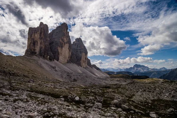 Mountain Trail Tre Cime Lavaredo Dolomites — Stock Photo, Image