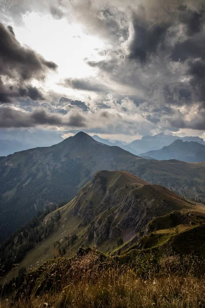 Sendero Montaña Giau Pass Dolomitas — Foto de Stock