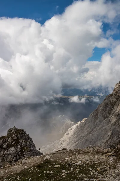 Mountain Trail Cinque Torri Dolomites — Stock fotografie