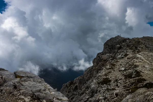 Mountain Trail Lagazuoi Dolomites — 스톡 사진