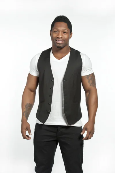 African American Male Model in Lifestyle — Stock Photo, Image