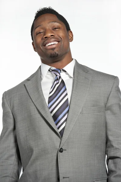 African American Male In Suit — Stock Photo, Image