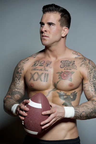 Beyaz erkek futbol oyuncusu