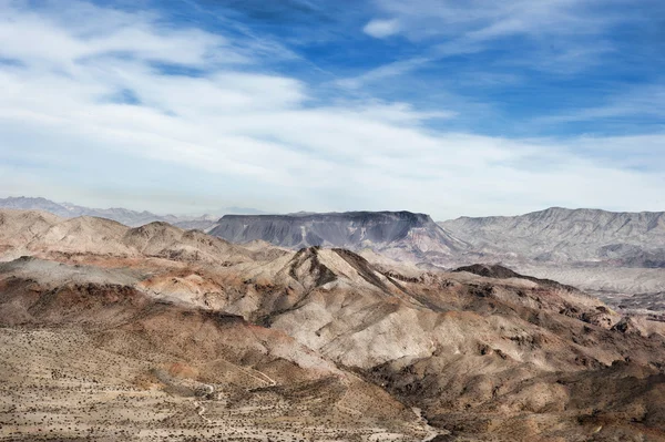 Vista do deserto de um helicóptero . — Fotografia de Stock