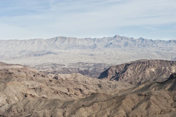 Wüstenblick aus dem Hubschrauber. — Stockfoto