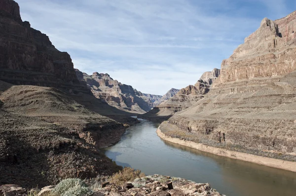 Grand Canyon from the river view — Stock Photo, Image