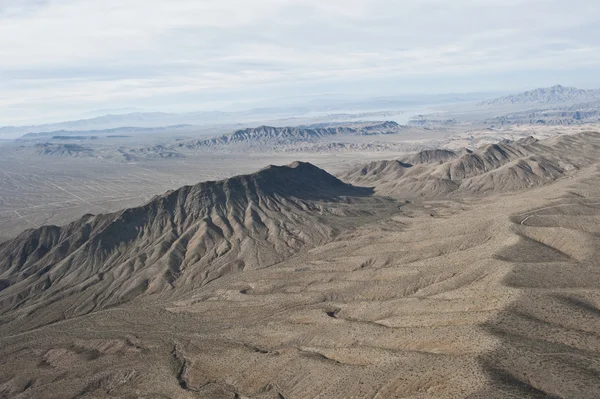 Deserto seco de um helicóptero . — Fotografia de Stock