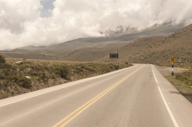 Arequipa Peru yakın Perulu karayolu