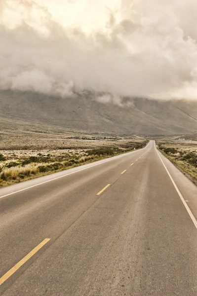 Peruaanse rijbaan in de buurt van Arequipa Peru — Stockfoto