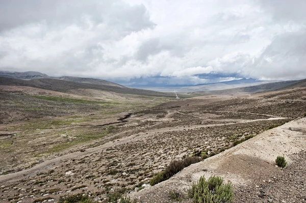 Mountain view of the Caylloma Province — Stock Photo, Image