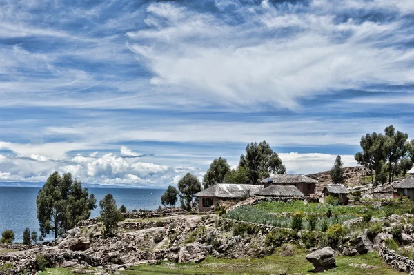 Vue sur l'île de Taquile — Photo