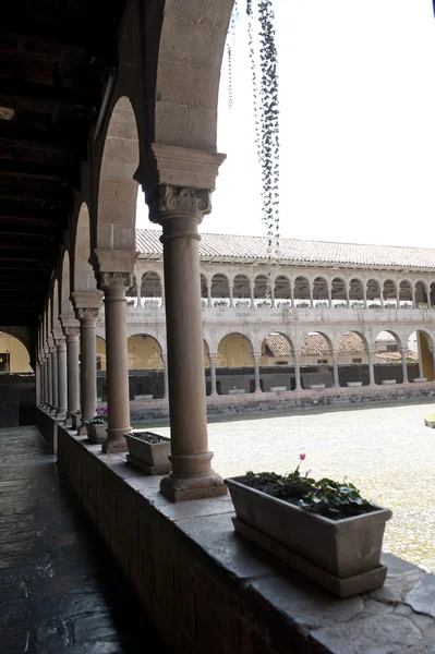 Pátio em Cusco, Peru — Fotografia de Stock