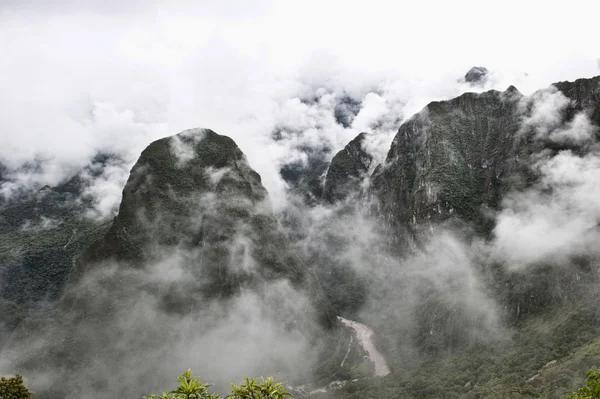 Näkymä Machu Picchusta — kuvapankkivalokuva