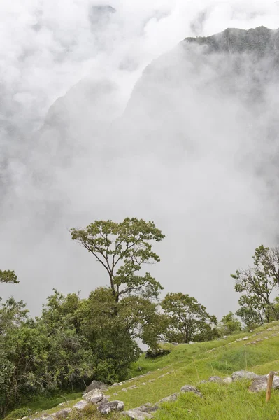 Widok z machu picchu — Zdjęcie stockowe