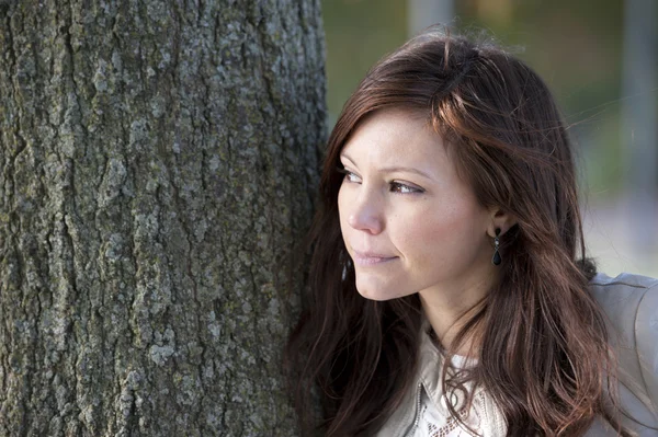 Attractive Brunette woman — Stock Photo, Image