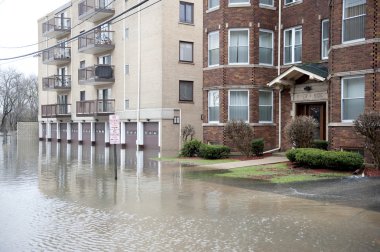 chicago bölgesinde su dolu karayolu