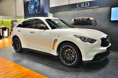 Frankfurt - Eylül 14: Infiniti Fx Vettel wor sunulan Edition