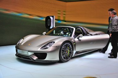 Frankfurt - Eylül 14: Porsche 918 Spyder dünya premi sunulan