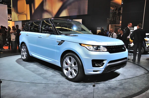 FRANKFURT - SEPT 14: Land Rover Range Rover apresentado como mundo p — Fotografia de Stock