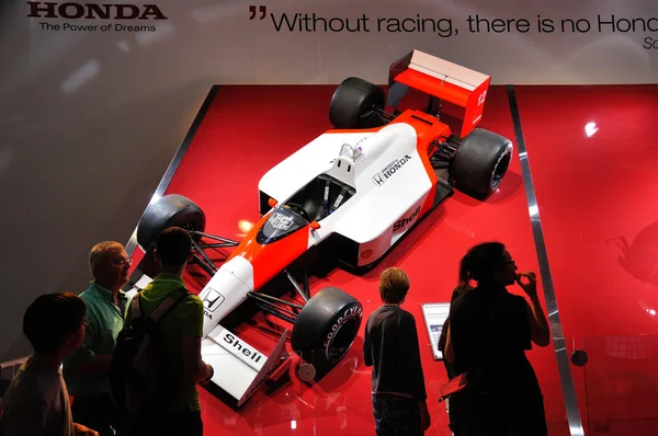 Frankfurt - szeptember 14-én: Honda Formula világ premiere bemutatni a — Stock Fotó