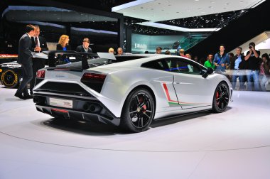 Frankfurt - Eylül 14: Lamborghini Gallardo Squadra Corse presente