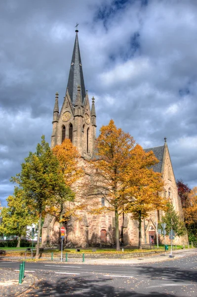 Vecchia chiesa cattolica, Fulda, Assia, Germania — Foto Stock