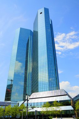 Deutsche bank gökdelenler, frankfurt am main, hessen, Almanya