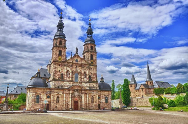 Fuldaer dom (katedrála) v fulda, Hesensko, Německo (hdr) — Stock fotografie