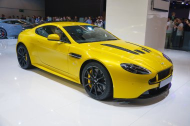 Frankfurt - Eylül 21: aston martin v12 vantage s wor sunulan