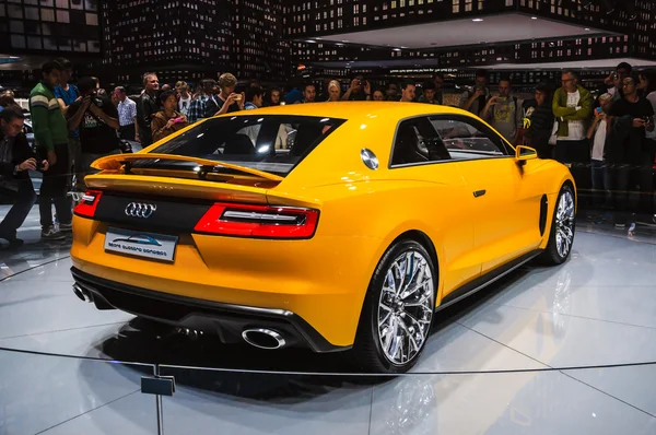 FRANKFURT - SEPT 21: Audi A3 Sport Quattro Concept apresentado como — Fotografia de Stock