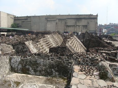 Templo Mayor Ruins, Mexico City clipart