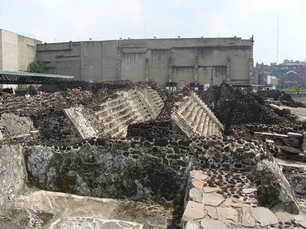 Templo Mayor Ruinas, Ciudad de México —  Fotos de Stock