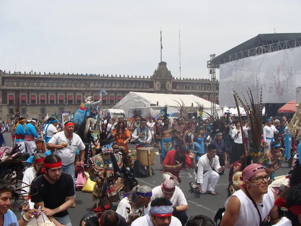 Cerimonia azteca — Foto Stock